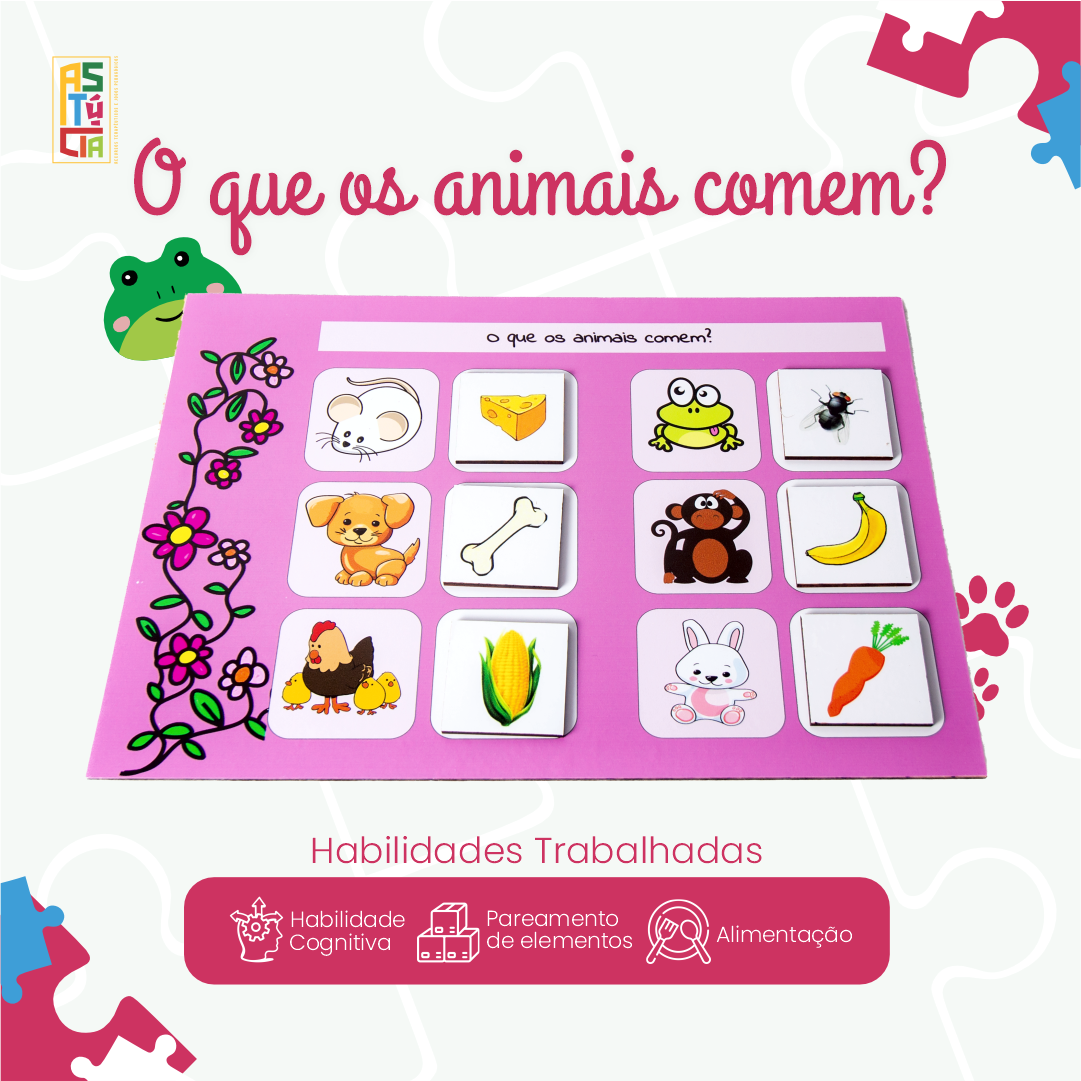 animais comem